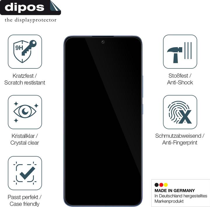 Actual product image Dipos Screen Protector Anti-Shock (2 Piece, Xiaomi 13T Pro)