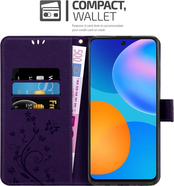 Immagine prodotto Cadorabo Copertina del libro a fiori (Huawei P Smart (2021))