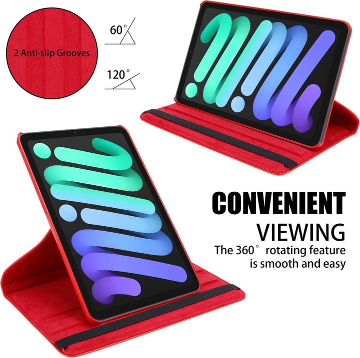 Actual product image Cadorabo Tablet Book Rubber (NO Wake Up) Cover (iPad mini 6)