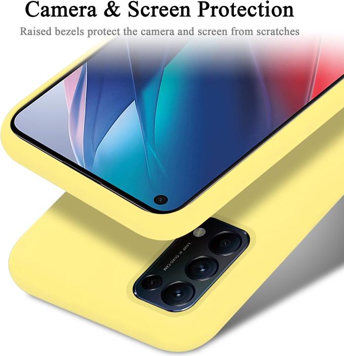 Immagine prodotto Cadorabo Custodia in silicone liquido TPU (Oppo Find X3 Lite)