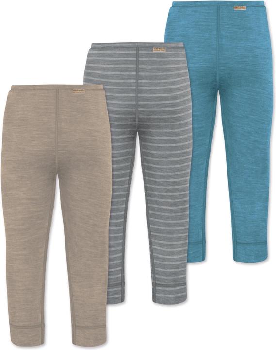 Produktbild Normani 3er Pack Baby Merino Hose Unterhose „Tihoi" - 9509 (74)