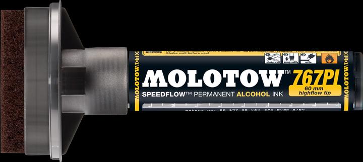 Actual product image Molotow Felt pen Speedflow Chemical Bck 767PI 60mm (Copper black, 60 mm, 1 x)