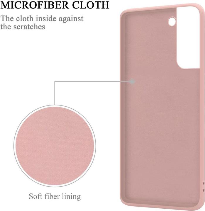 Actual product image Cadorabo TPU Liquid Ring Silicone Case Cover (Samsung Galaxy S21 5G)