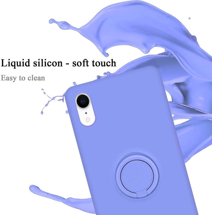 Actual product image Cadorabo TPU Liquid Ring Silicone Case Cover (Apple iPhone XR)