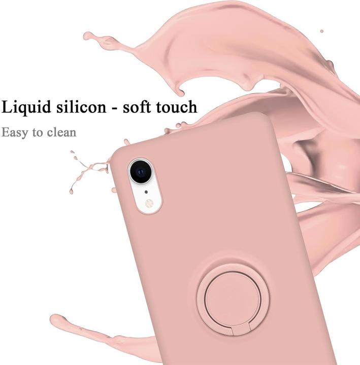 Actual product image Cadorabo TPU Liquid Ring Silicone Case Cover (Apple iPhone XR)