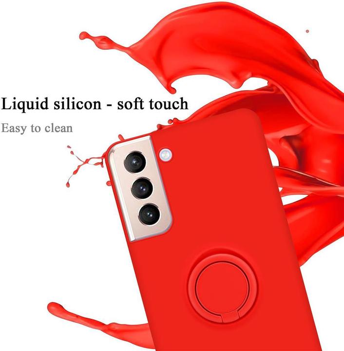 Actual product image Cadorabo TPU Liquid Ring Silicone Case Cover (Samsung Galaxy S21+)