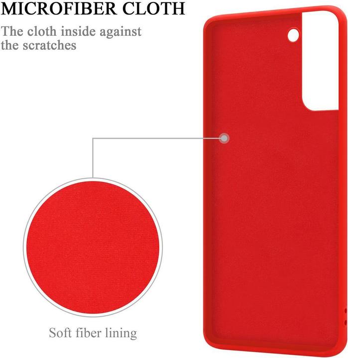 Actual product image Cadorabo TPU Liquid Ring Silicone Case Cover (Samsung Galaxy S21+)