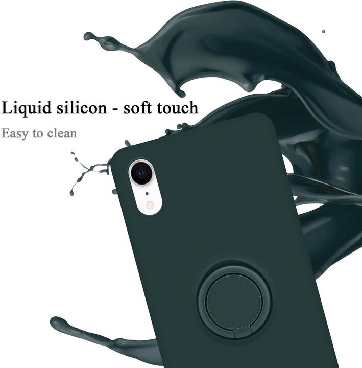 Actual product image Cadorabo TPU Liquid Ring Silicone Case Cover (Apple iPhone XR)