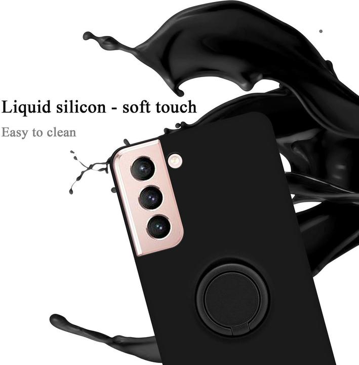 Actual product image Cadorabo TPU Liquid Ring Silicone Case Cover (Samsung Galaxy S21 5G)