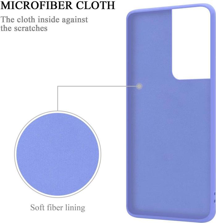 Productafbeelding Cadorabo TPU Vloeibare Ring Silicone Hoesje (Samsung Galaxy S21 Ultra)