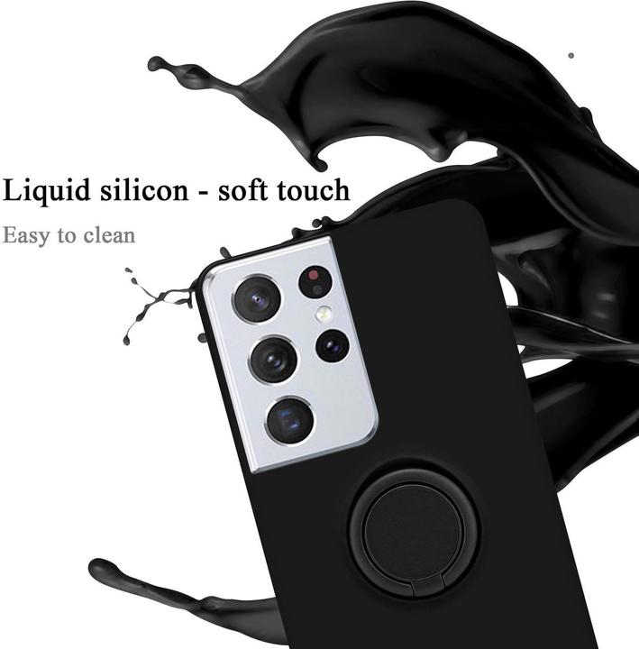 Actual product image Cadorabo TPU Liquid Ring Silicone Case Cover (Samsung Galaxy S21 Ultra)