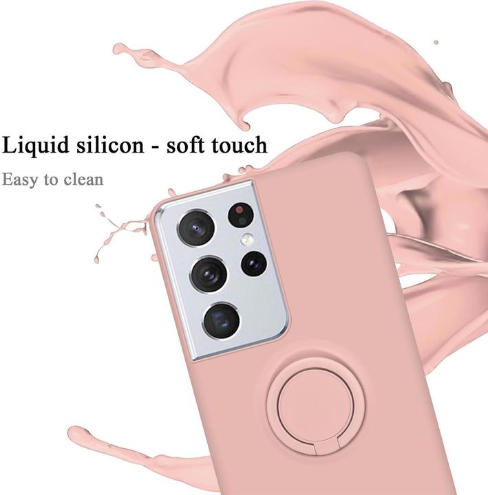 Immagine prodotto Cadorabo Custodia in silicone TPU Liquid Ring Cover (Samsung Galaxy S21 Ultra)