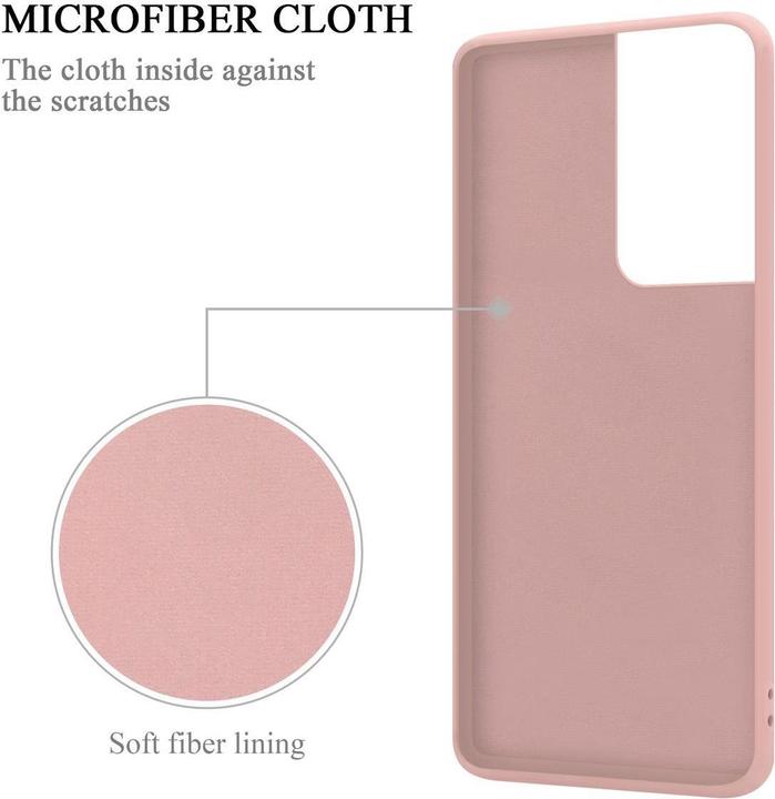 Immagine prodotto Cadorabo Custodia in silicone TPU Liquid Ring Cover (Samsung Galaxy S21 Ultra)