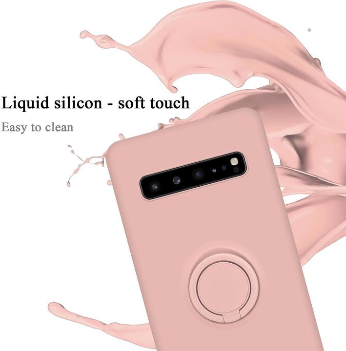 Actual product image Cadorabo TPU Liquid Ring Silicone Case Cover (Samsung Galaxy S10 5G)