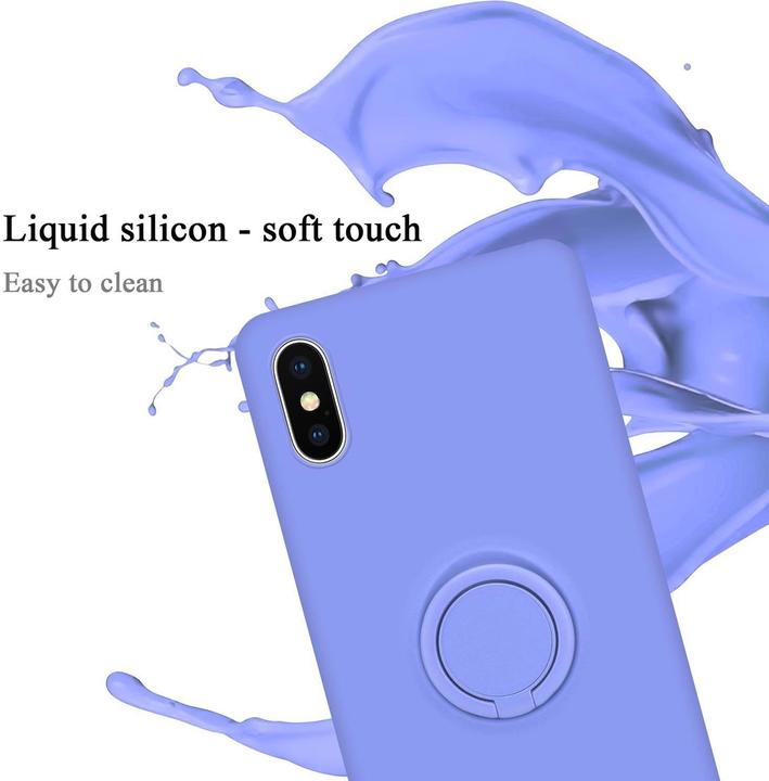 Actual product image Cadorabo TPU Liquid Ring Silicone Case Cover (Apple iPhone XS Max)