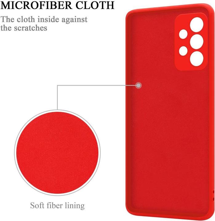 Image du produit Cadorabo TPU Liquid Ring Silicone Case Cover (Samsung Galaxy A52, Samsung Galaxy A52 5G, Samsung Galaxy A52s 5G)