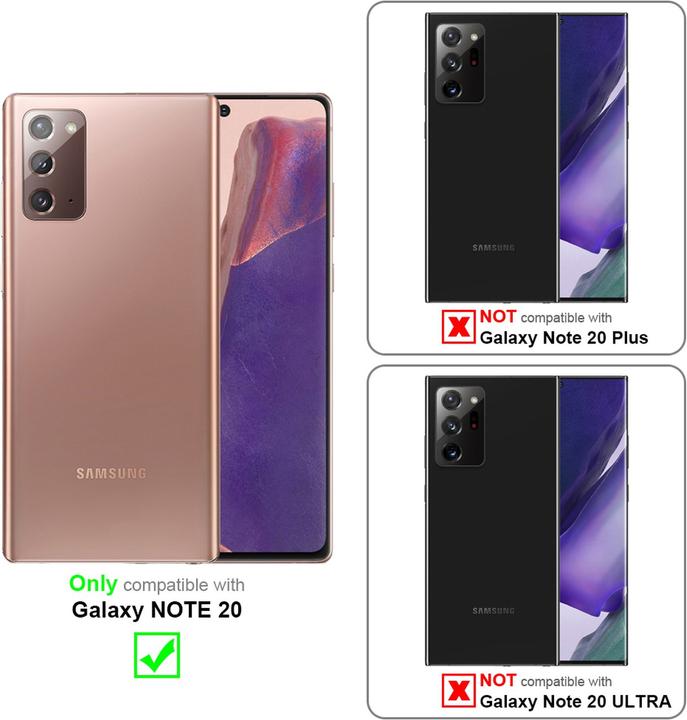 Produktbild Cadorabo Hülle für Samsung Galaxy NOTE 20 im TPU mit Kameraschutz und Ring LM089 Style (Samsung Galaxy Note 20)