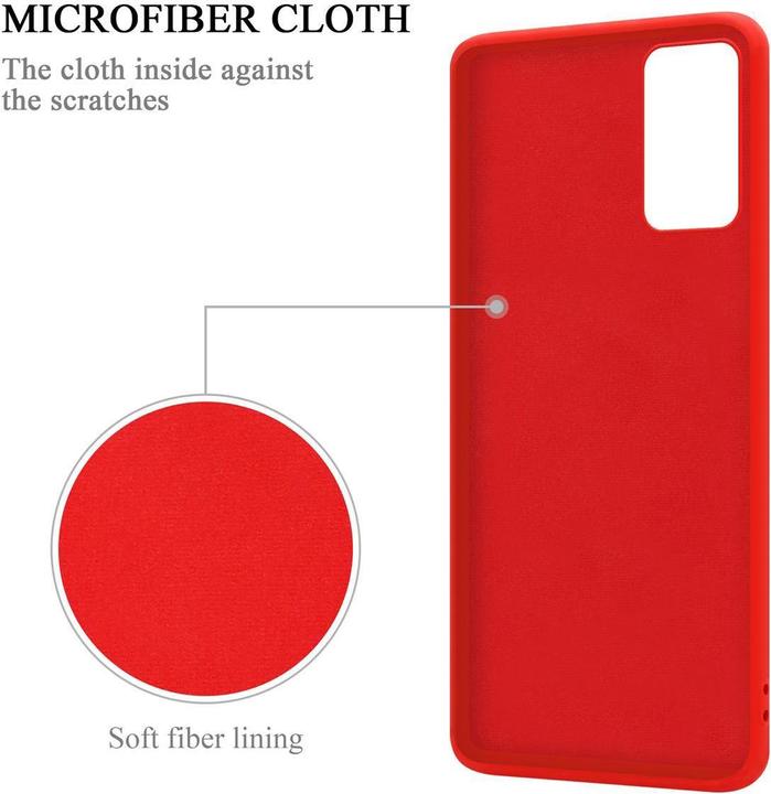 Actual product image Cadorabo TPU Liquid Ring Silicone Case Cover (Samsung Galaxy Note 20)