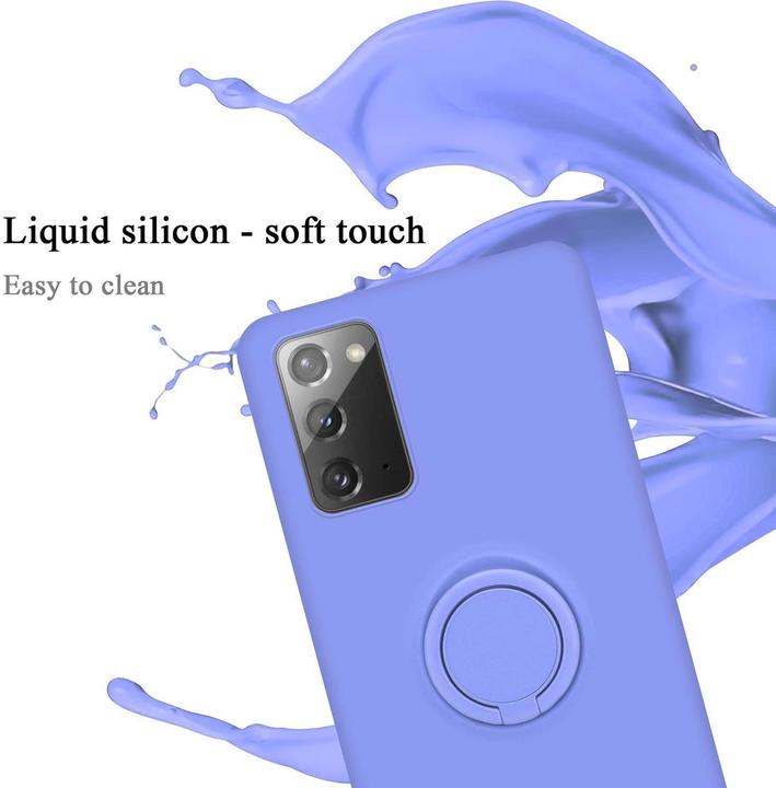 Image du produit Cadorabo TPU Liquid Ring Silicone Case Cover (Samsung Galaxy Note 20)
