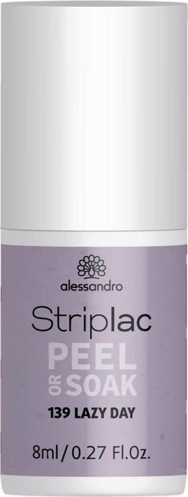 Produktbild Alessandro Striplac Peel or Soak (139, Lazy Day, Abziehbarer Nagellack)