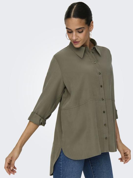 Immagine prodotto JdY Vestibilità regolare Colletto a camicia Polsini ripiegati Taglio delle maniche voluminoso Camicia (XS)