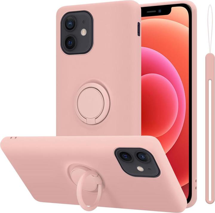 Immagine prodotto Cadorabo Custodia in silicone TPU Liquid Ring Cover (Apple iPhone 12 mini)