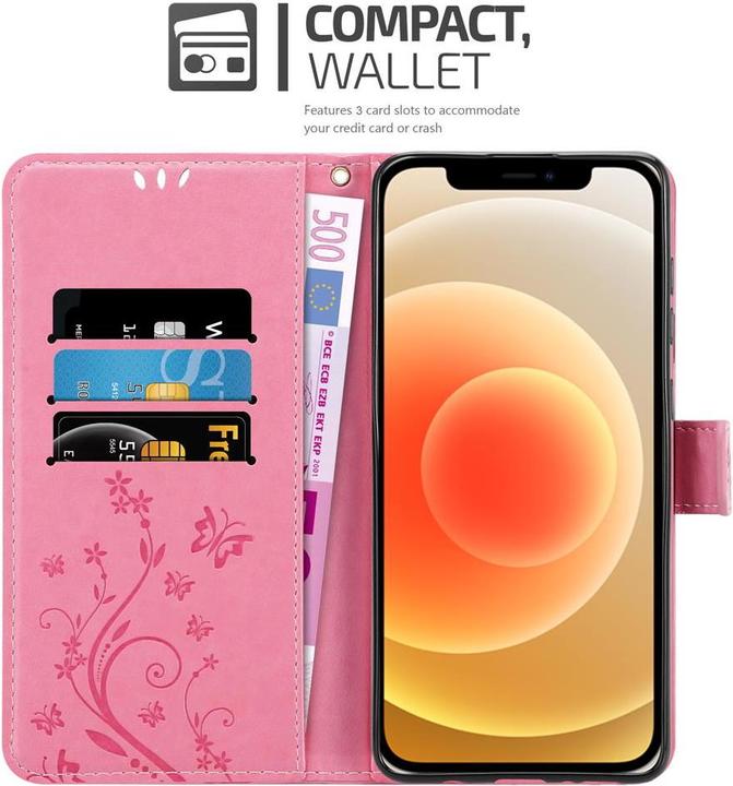 Image du produit Cadorabo Pochette Flower Book (Apple iPhone 12 mini)