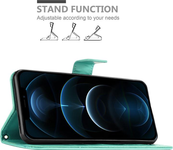 Actual product image Cadorabo Flower Book cover (Realme 12 Pro+, Apple iPhone 12)