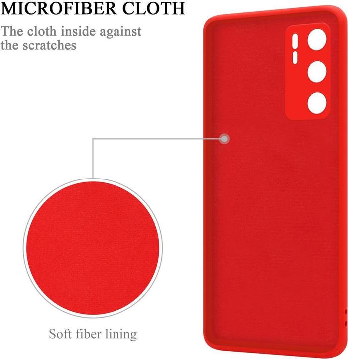 Productafbeelding Cadorabo TPU Vloeibare Ring Silicone Hoesje (Huawei P40)