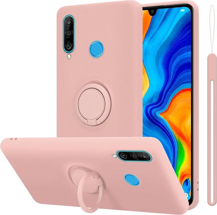 Image du produit Cadorabo TPU Liquid Ring Silicone Case Cover (Huawei P30 Lite)