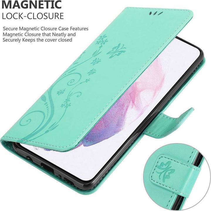 Image du produit Cadorabo Pochette Flower Book (Samsung Galaxy S21 5G)