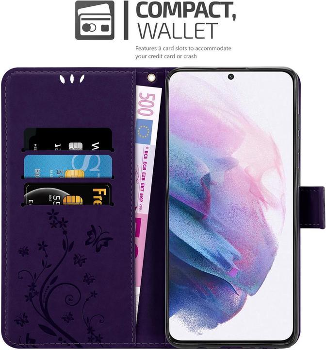 Immagine prodotto Cadorabo Copertina del libro a fiori (Samsung Galaxy S21 5G)