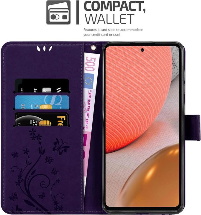 Immagine prodotto Cadorabo Copertina del libro a fiori (Samsung Galaxy A72)