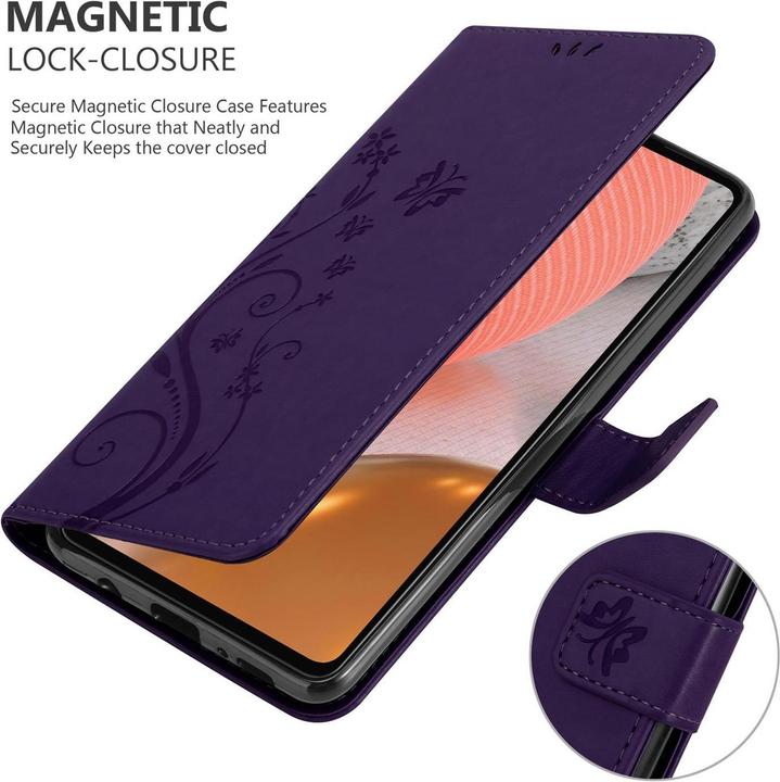 Immagine prodotto Cadorabo Copertina del libro a fiori (Samsung Galaxy A72)
