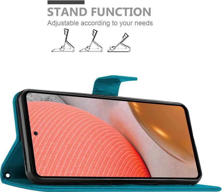Produktbild Cadorabo Flower Book Hülle (Samsung Galaxy A72, Samsung Galaxy A72 5G)
