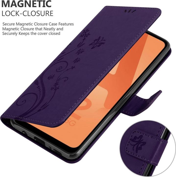 Produktbild Cadorabo Flower Book Hülle (Samsung Galaxy A32 5G)