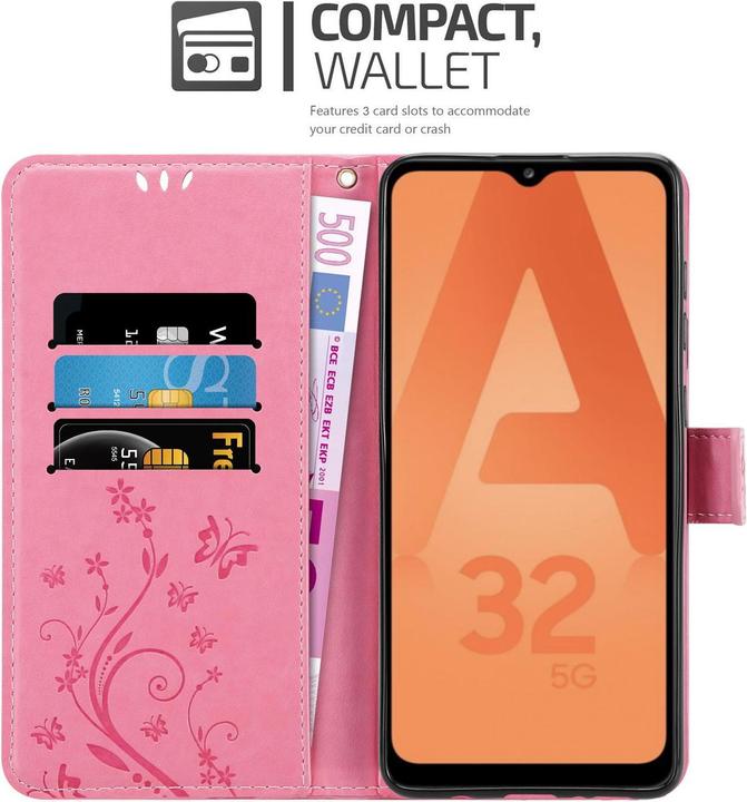 Produktbild Cadorabo Flower Book Hülle (Samsung Galaxy A32 5G)