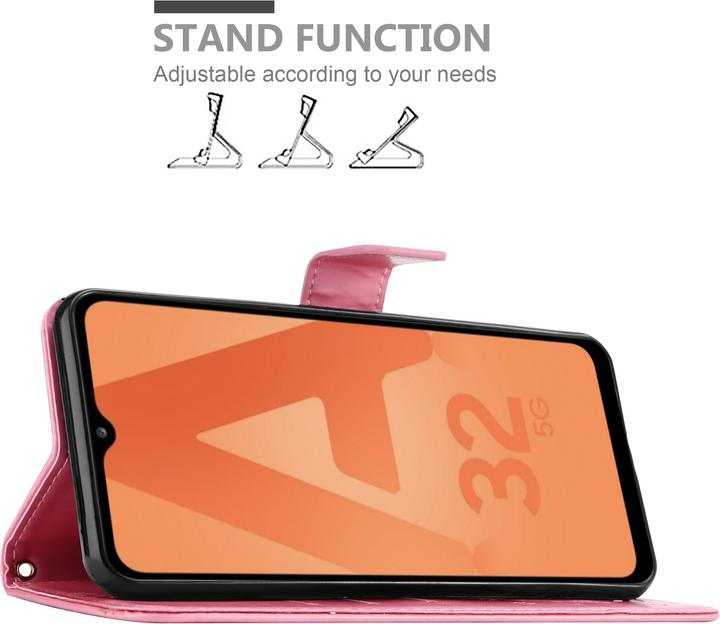 Produktbild Cadorabo Flower Book Hülle (Samsung Galaxy A32 5G)