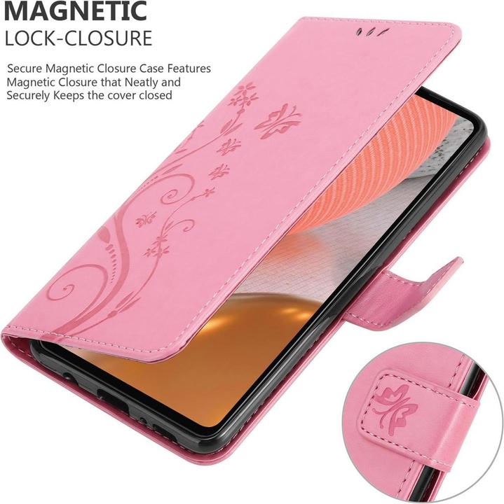 Immagine prodotto Cadorabo Copertina del libro a fiori (Samsung Galaxy A72, Samsung Galaxy A72 5G)