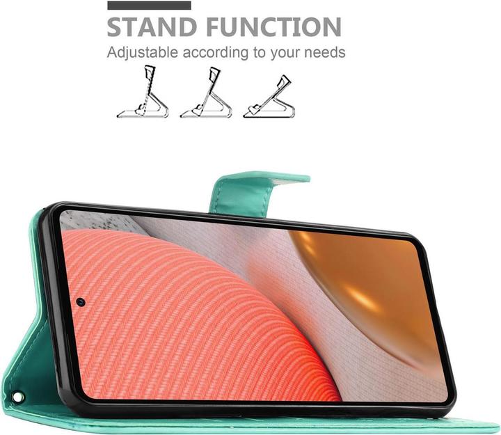 Actual product image Cadorabo Flower Book cover (Samsung Galaxy A72, Samsung Galaxy A72 5G)