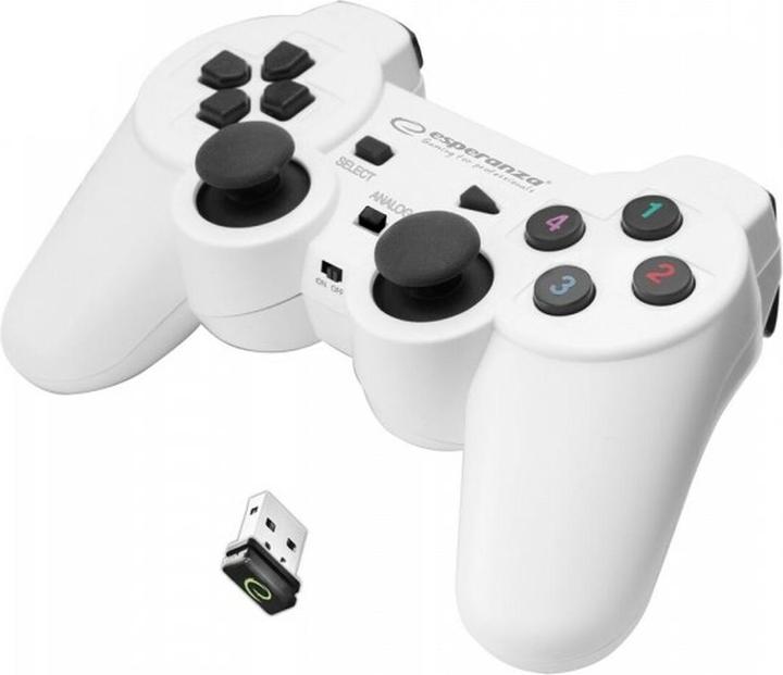 Esperanza EGG108W Gaming Controller, RF Gamepad Analog / Digital PC, Playstation 3 (PC, PS3)