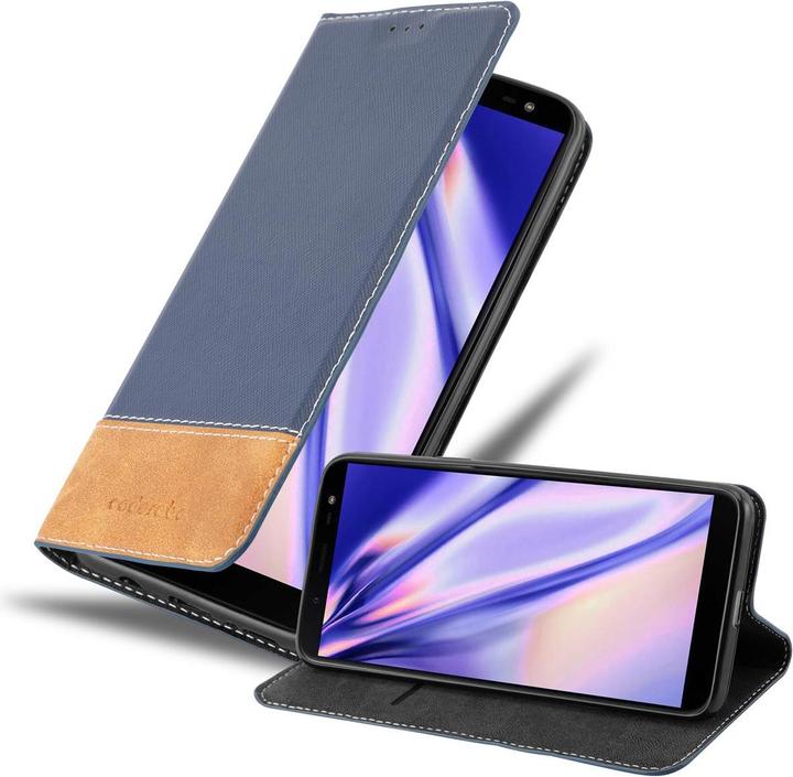 Productafbeelding Cadorabo X-Wallet hoes voor kunstleer pak (Samsung Galaxy J6 (2018))
