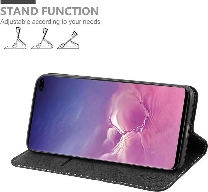 Productafbeelding Cadorabo X-Wallet hoes voor kunstleer pak (Samsung Galaxy S10+)