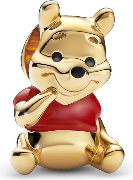 Pandora Disney Winnie Puuh Bär (Emaille, Vergoldet, Metall)
