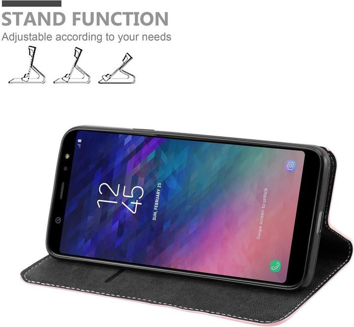 Productafbeelding Cadorabo X-Wallet hoes voor kunstleer pak (Samsung Galaxy A6+)