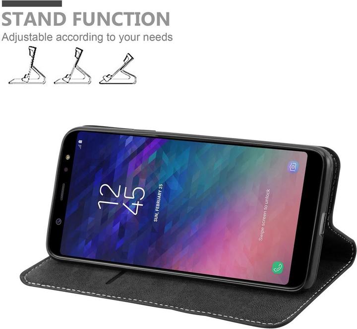 Productafbeelding Cadorabo X-Wallet hoes voor kunstleer pak (Samsung Galaxy A6+)