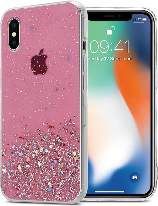 Image du produit Cadorabo Couverture TPU paillettes scintillantes (Apple iPhone XS Max)