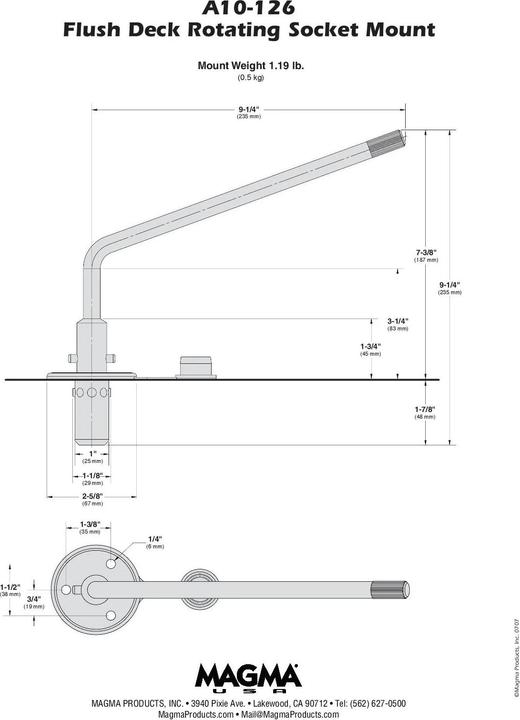 Produktbild Magma Halterung Aufbau, drehbar, Kettle Grill