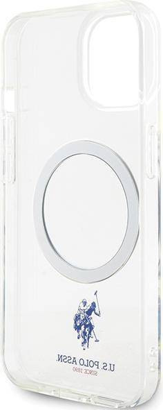 Actual product image U.S. Polo US Polo USHMP15SUCIT iPhone 15 6.1" transparent MagSafe Collection (Apple iPhone 15, Apple iPhone 14, Apple iPhone 13)