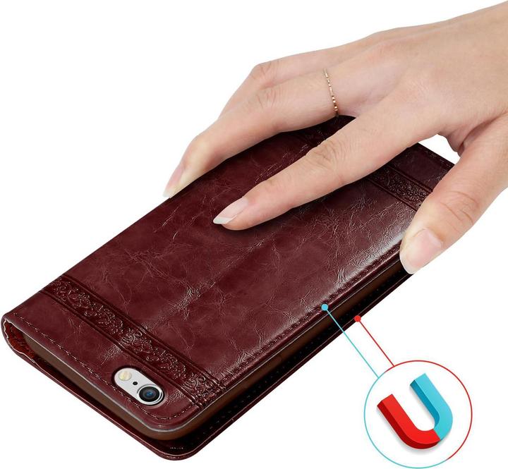 Image du produit Cadorabo Pochette Book avec ornements (Apple iPhone 6 Plus)